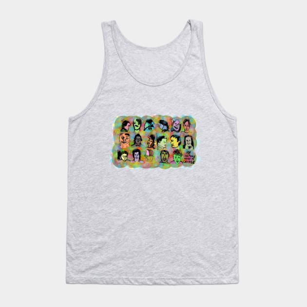 Pop Culture Tank Top by JaredRosesArt